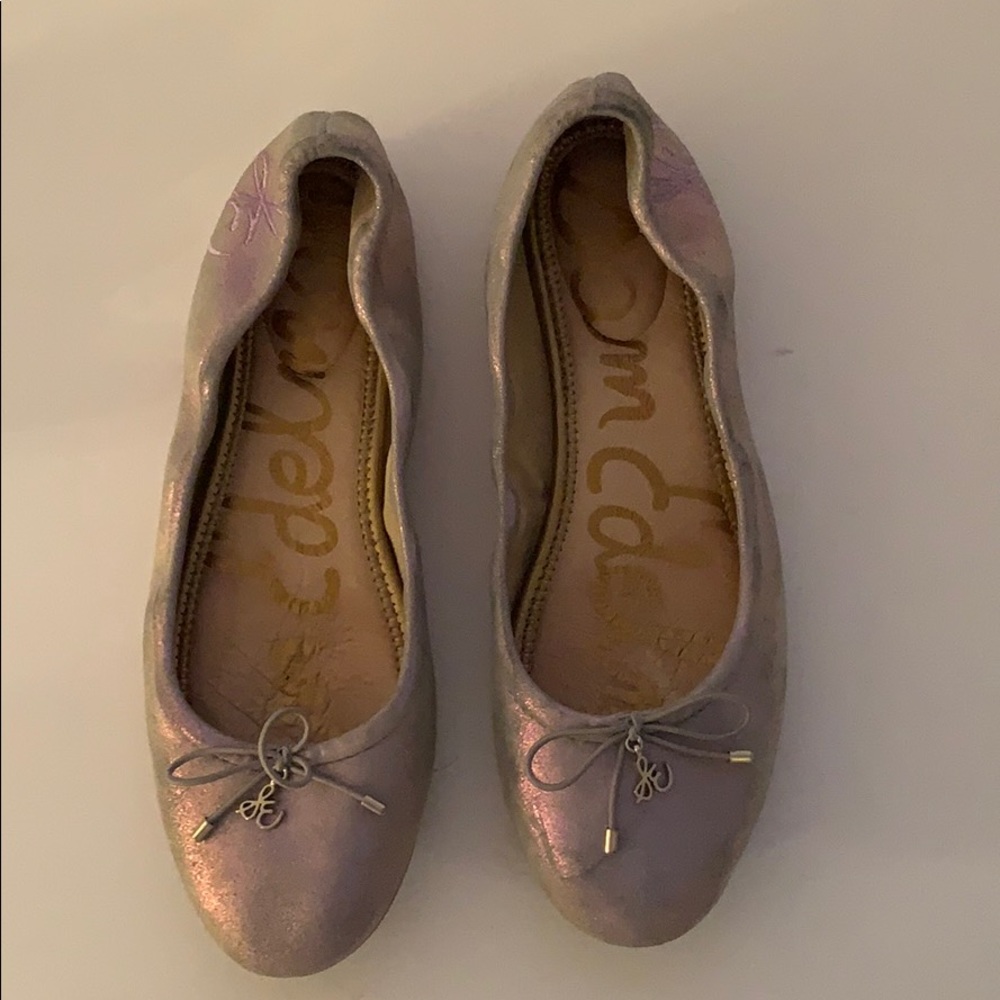 Sam Edelman Felicia Metallic Leather Flats